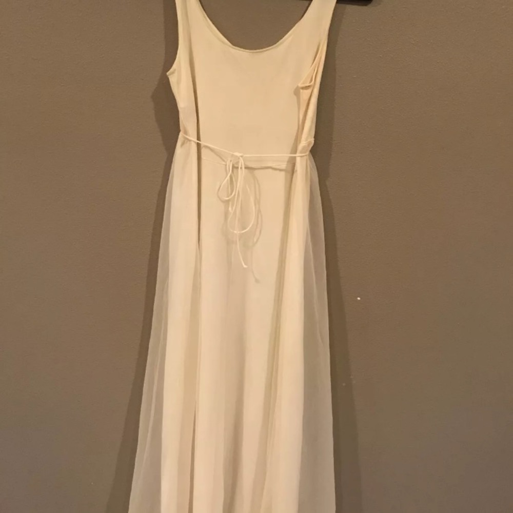 Vintage Miss Elaine Long Nightgown Nylon & Lace - Picture 5 of 5